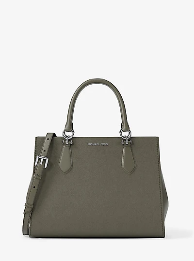 Marilyn Medium Saffiano Leather Satchel