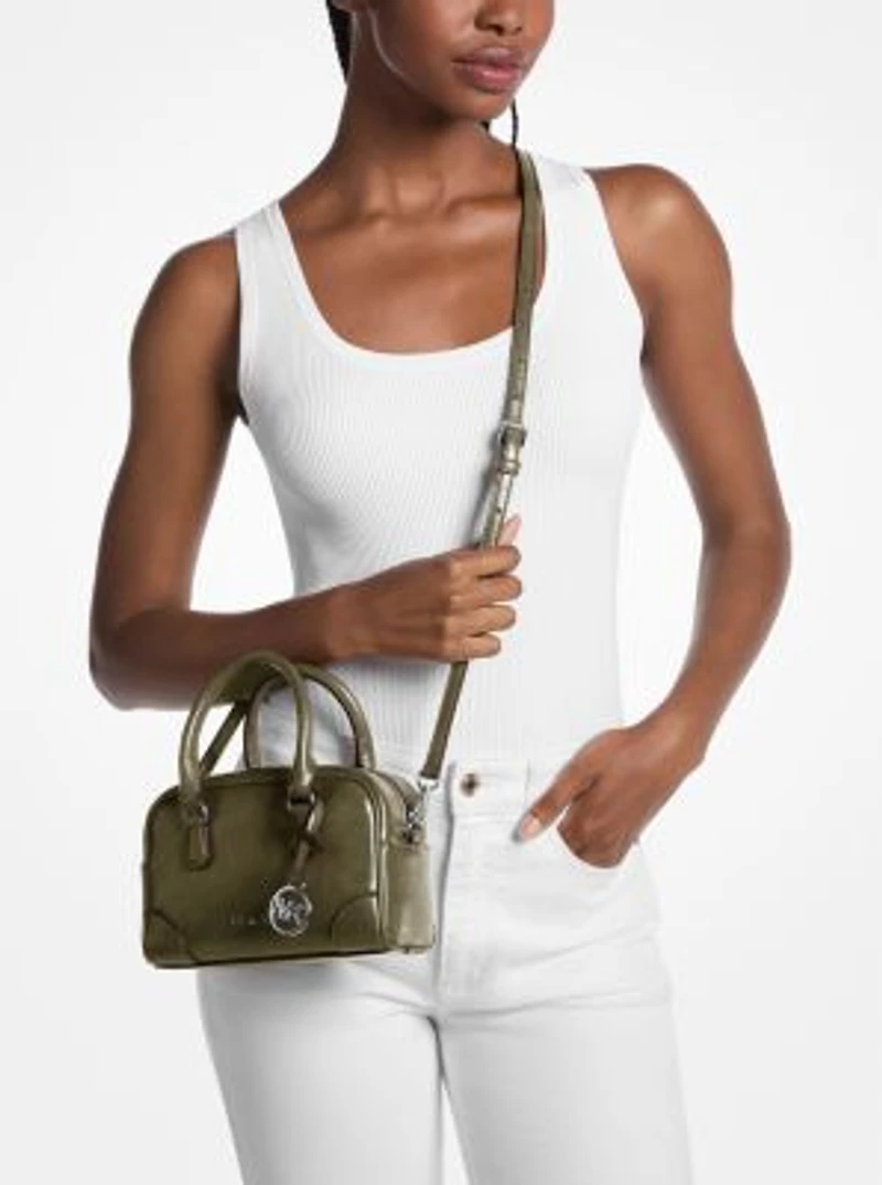 Thompson Extra-Small Distressed Convertible Satchel