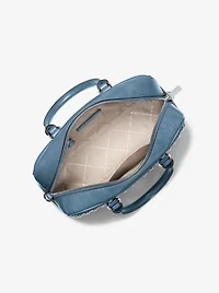 Thompson Medium Distressed Studded Satchel