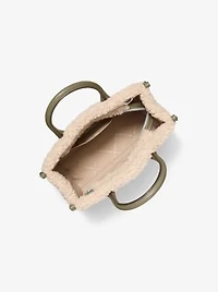 Mirella Small Faux Shearling Crossbody Bag
