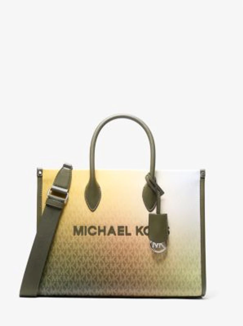 Mirella Medium Ombré Signature Logo Tote Bag