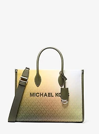 Mirella Medium Ombré Signature Logo Tote Bag