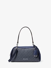 Cecily Small Signature Logo Shoulder Bag