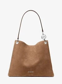 Christina Large Suede Shoulder Bag