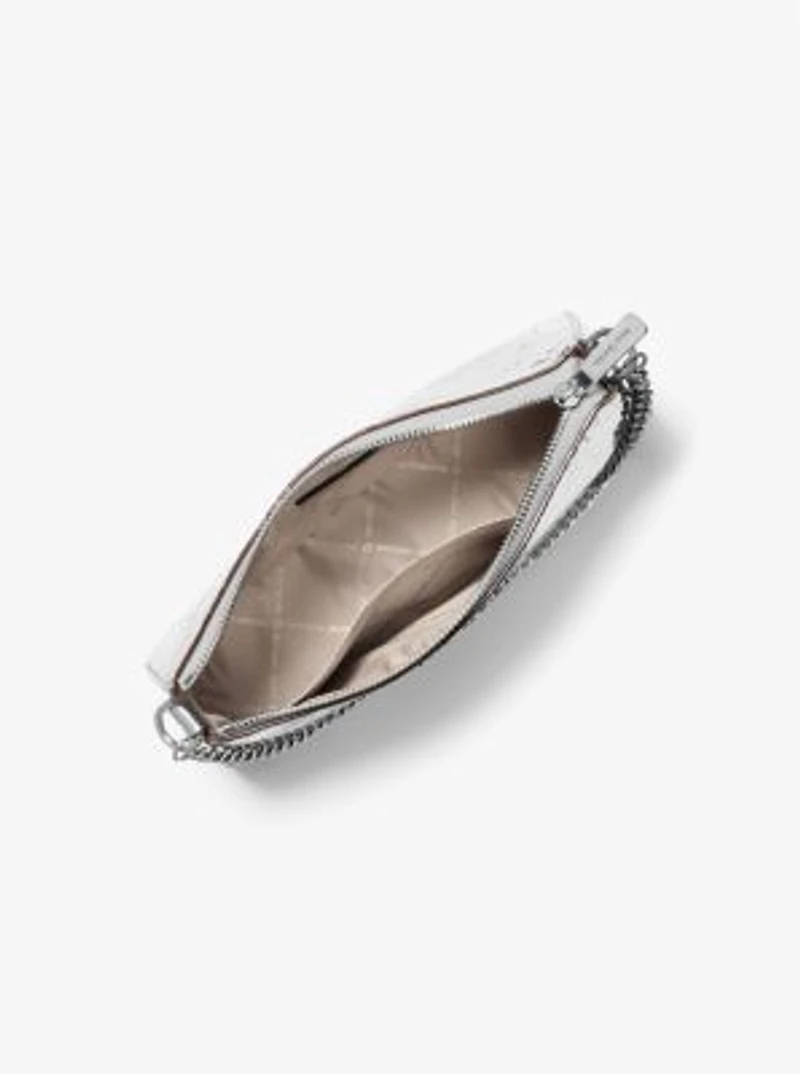 Jet Set Patent Logo Debossed Pochette and Card Case Gift Set