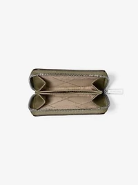 Jet Set Medium Distressed Zip Card Case