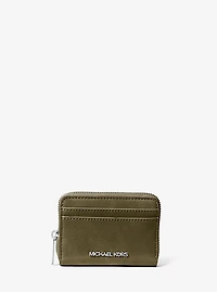 Jet Set Medium Distressed Zip Card Case