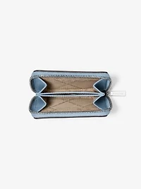 Jet Set Medium Distressed Zip Card Case