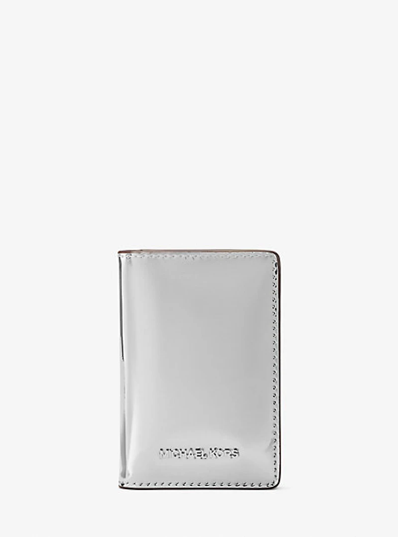 Jet Set Small Metallic Bi-Fold Wallet