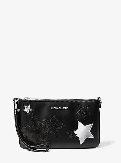Jet Set Small Printed Wristlet