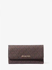 Jet Set Large Logo Trifold Wallet