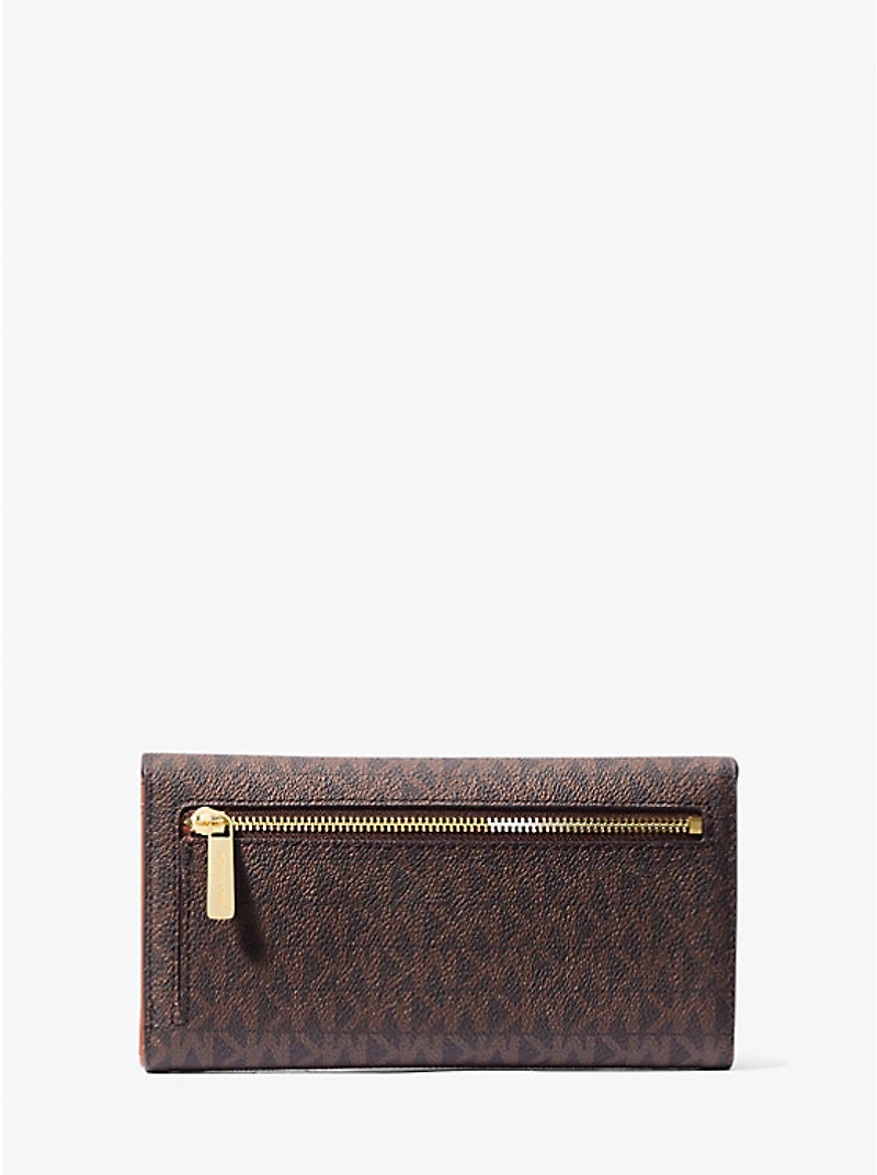 Jet Set Large Logo Trifold Wallet