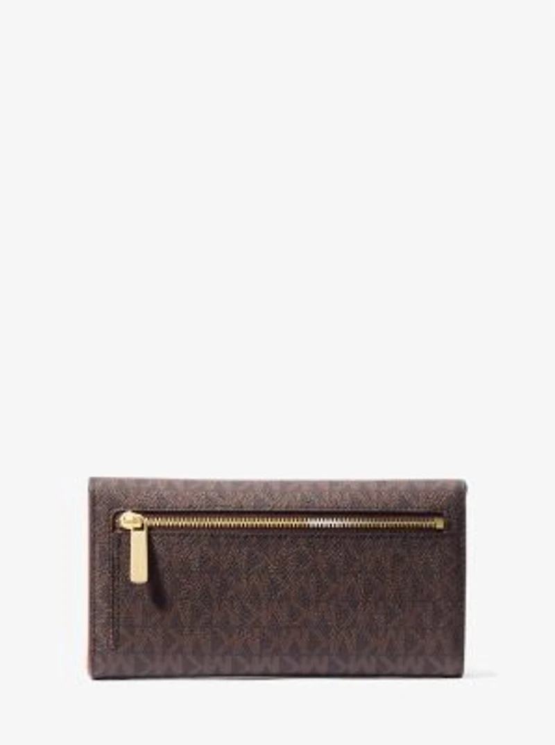 Jet Set Large Logo Trifold Wallet