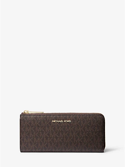 Jet Set Travel Large Logo Quarter-Zip Wallet