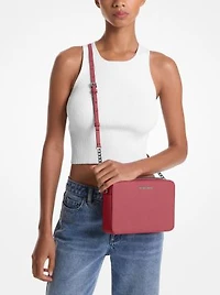 Jet Set Large Saffiano Leather Crossbody Bag