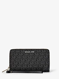 Jet Set Large Signature Logo Smartphone Wallet