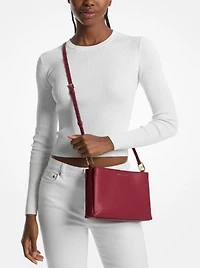 Trisha Medium Pebbled Leather Crossbody Bag