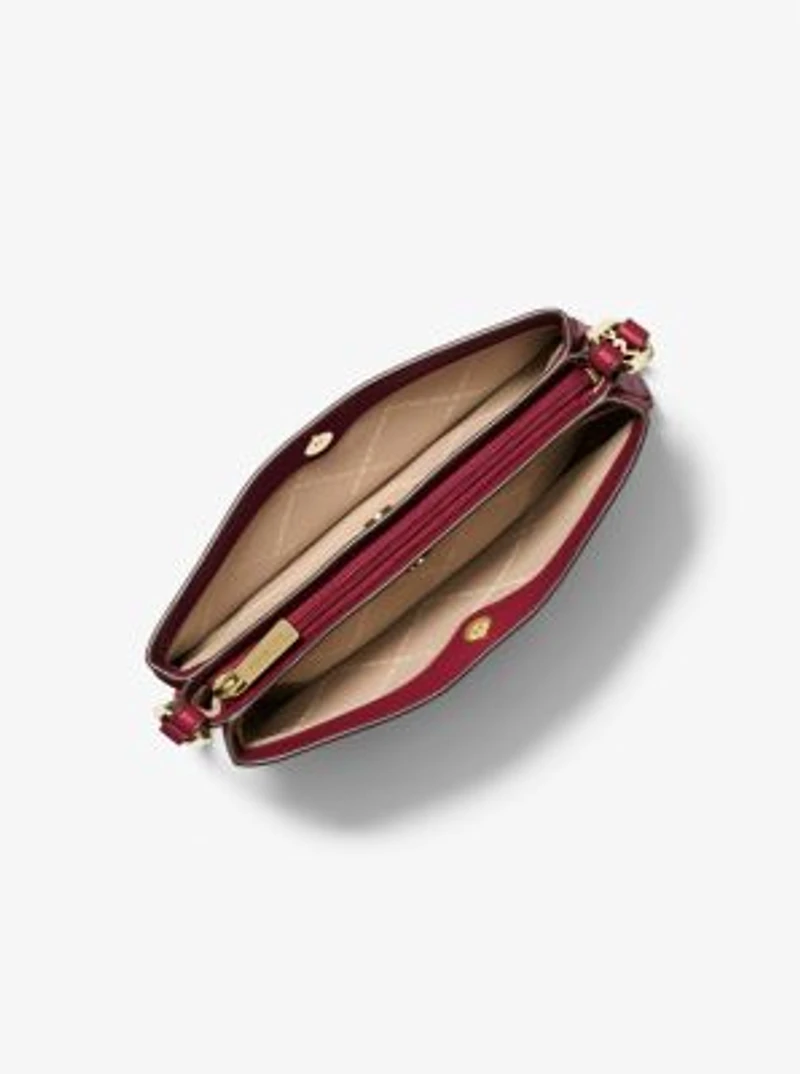 Trisha Medium Pebbled Leather Crossbody Bag