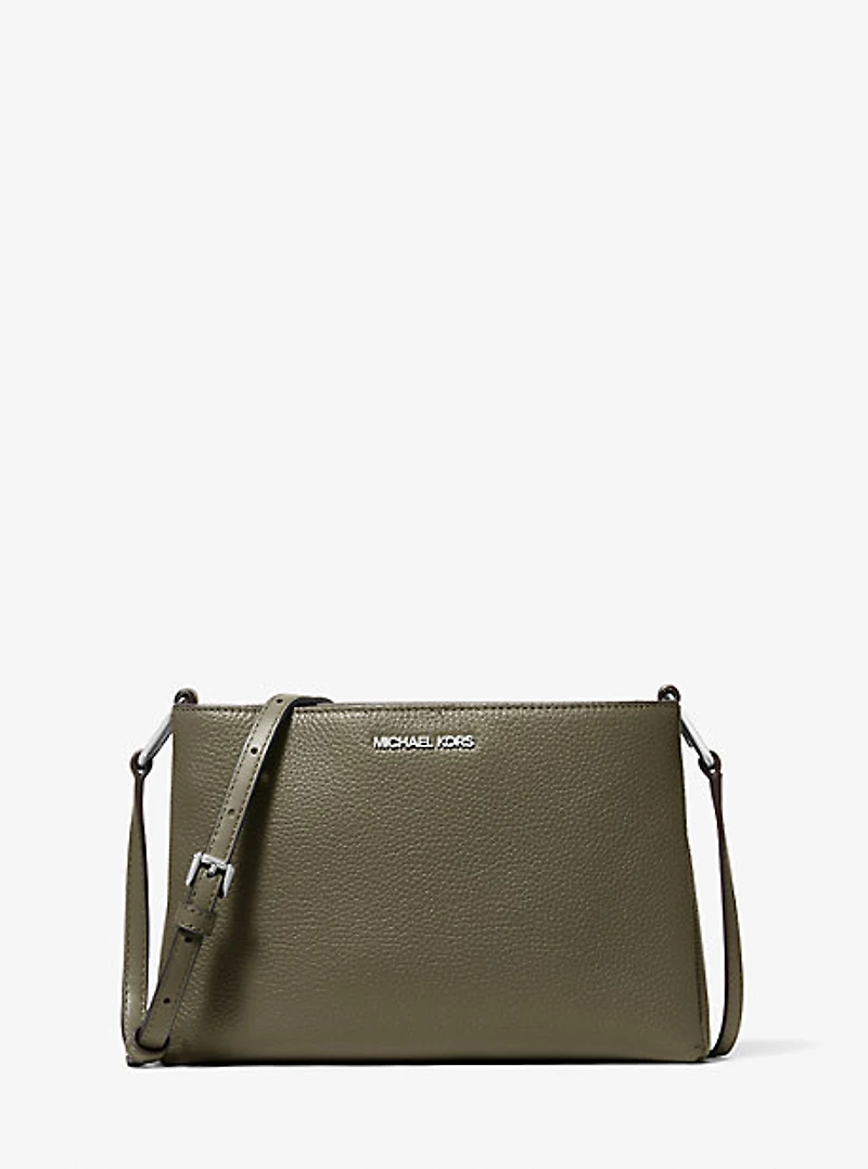 Trisha Medium Pebbled Leather Crossbody Bag