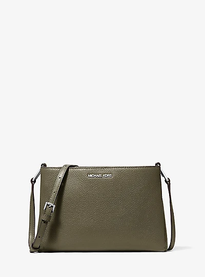Trisha Medium Pebbled Leather Crossbody Bag