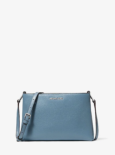 Trisha Medium Pebbled Leather Crossbody Bag