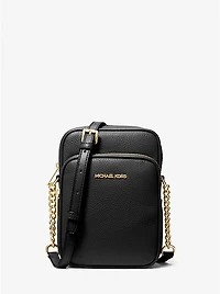 Jet Set Travel Medium Pebbled Leather Crossbody Bag