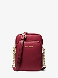 Jet Set Travel Medium Pebbled Leather Crossbody Bag
