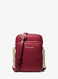 Jet Set Travel Medium Pebbled Leather Crossbody Bag