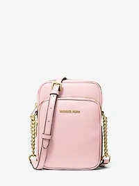 Jet Set Travel Medium Pebbled Leather Crossbody Bag