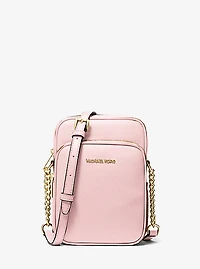 Jet Set Travel Medium Pebbled Leather Crossbody Bag