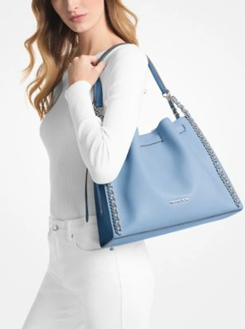 Mina Large Chain Shoulder Bag
