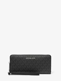 Jet Set Travel Large Signature Logo Continental Wallet