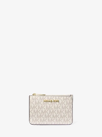 Jet Set Travel Small Signature Logo Coin Purse