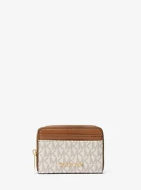 Jet Set Travel Medium Logo Zip-Around Card Case