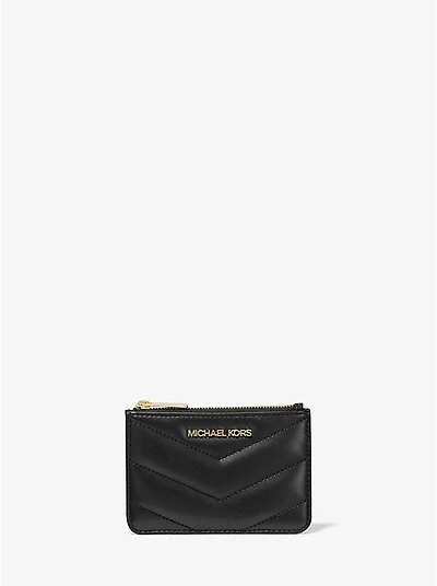 Jet Set Travel Small Quilted Coin Pouch