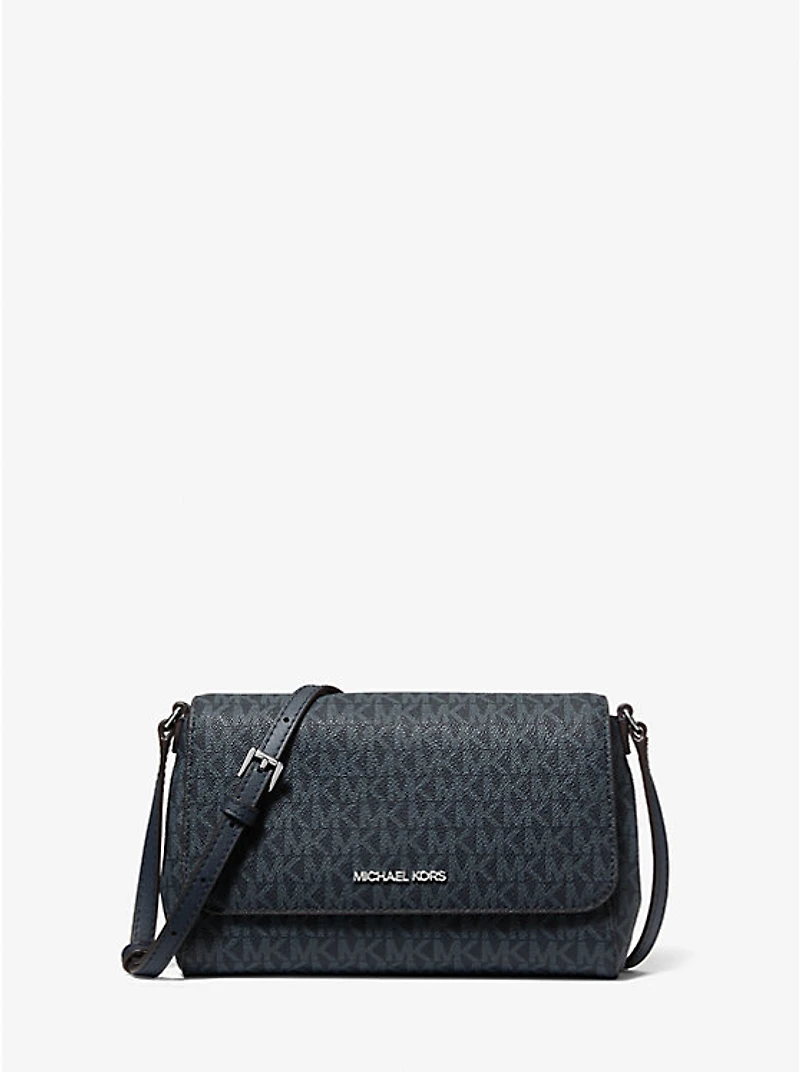 Medium Signature Logo Convertible Crossbody Bag