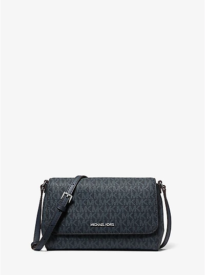 Medium Signature Logo Convertible Crossbody Bag