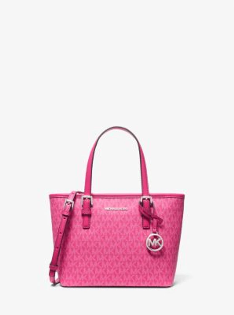 Jet Set Travel Extra-Small Logo Top-Zip Tote Bag