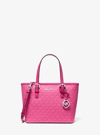 Jet Set Travel Extra-Small Logo Top-Zip Tote Bag