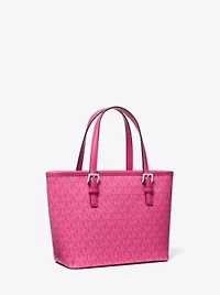 Jet Set Travel Extra-Small Logo Top-Zip Tote Bag