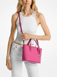 Jet Set Travel Extra-Small Logo Top-Zip Tote Bag