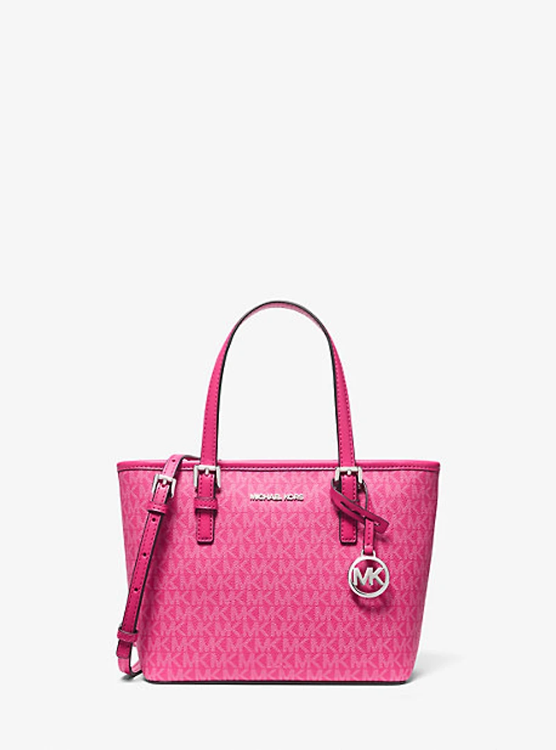 Jet Set Travel Extra-Small Logo Top-Zip Tote Bag