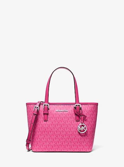 Jet Set Travel Extra-Small Logo Top-Zip Tote Bag