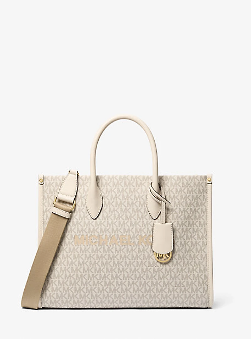 Mirella Medium Signature Logo Tote Bag