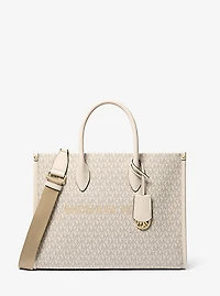 Mirella Medium Signature Logo Tote Bag