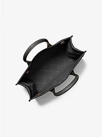 Mirella Medium Pebbled Leather Tote Bag