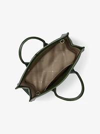 Mirella Medium Pebbled Leather Tote Bag