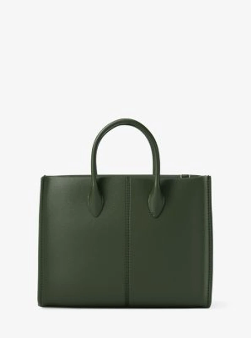 Mirella Medium Pebbled Leather Tote Bag
