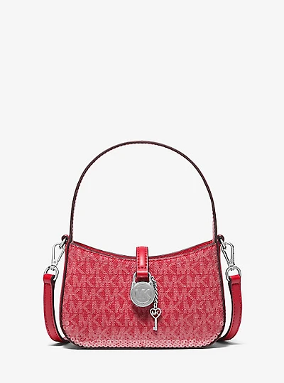 Lyra Extra-Small Signature Logo Crossbody Bag