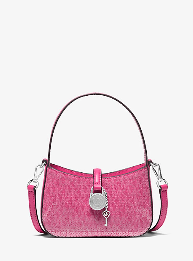 Lyra Extra-Small Signature Logo Crossbody Bag